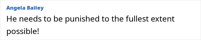 Comment text expressing a call for punishment related to the sister’s emotional reaction after brother found alive. Comment text expressing a call for punishment related to the sister’s emotional reaction after brother found alive.