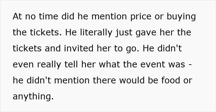 Text excerpt about coworkers realizing they were scammed attending superior’s wife’s non-free show without prior price mention. Text excerpt about coworkers realizing they were scammed attending superior’s wife’s non-free show without prior price mention.