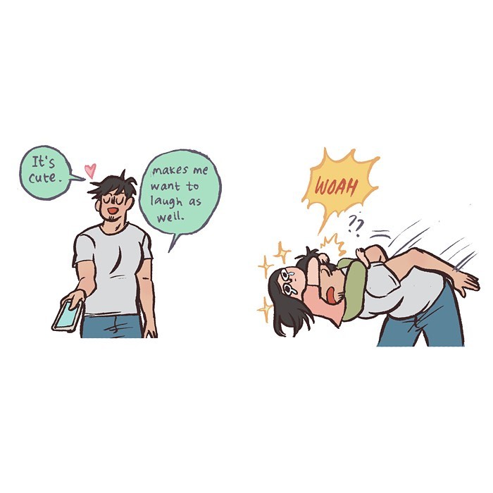 Malaysian artist’s relatable cartoon shows a young man reading a book with changing expressions over time.