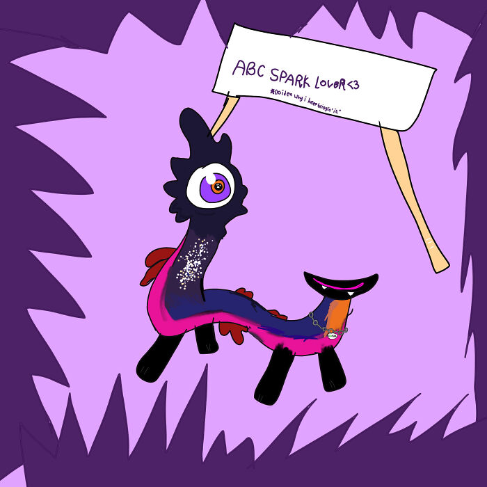 No Idea Why I Keep Doing It (It's On The Sign, The Text Is Small) Shhimmer!