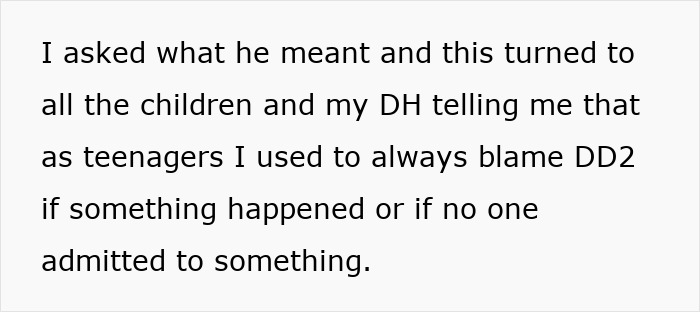 Mother of 4 regrets using daughter as family scapegoat, reflecting on past blame within the family. Mother of 4 regrets using daughter as family scapegoat, reflecting on past blame within the family.