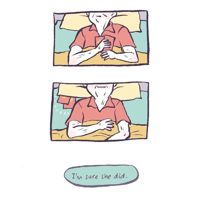 Malaysian artist drawing her life with her tall, geeky husband and playful daughter carrying flowers and groceries.