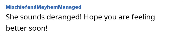 Comment expressing concern about a neighbor threatening to report for fraud after going for a walk while on medical leave.