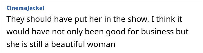 Comment expressing support for ex-Victoria’s Secret model rejected from this year’s show despite cancer battle and beauty.
