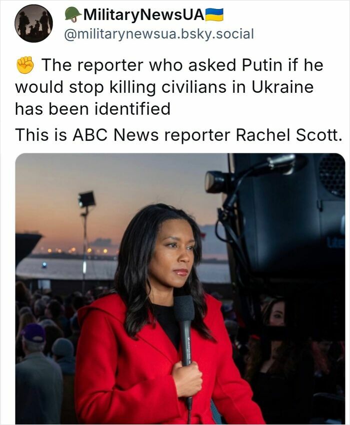 Reporter in a red coat holding a microphone, symbolizing chaotic good acts of doing the right thing in their own way.