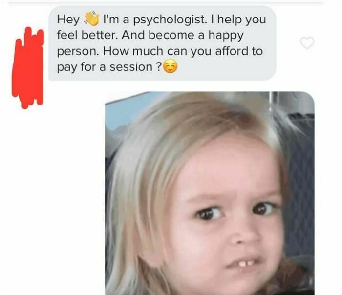 No One Comes To Tinder For This