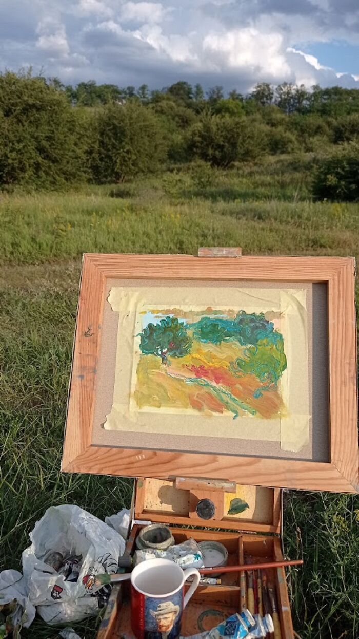 Painting On The Edge: Creating Art In The Frontline Zone Of Ukraine Painting On The Edge: Creating Art In The Frontline Zone Of Ukraine