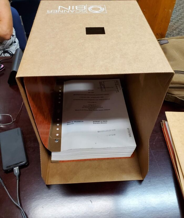  Your Important Documents Will No Longer Be Photobombed By Your Own Shadow Thanks To This Scanner Bin 