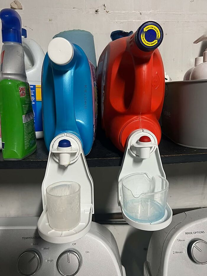  End The Tyranny Of The Gooey Laundry Bottle Once And For All With This Simple Laundry Detergent Cup Holder 