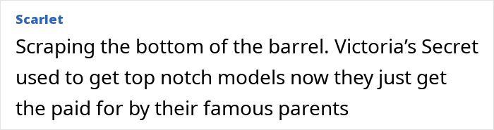 Nepo babies wearing Victoria’s Secret looks causing an internet meltdown over alleged nepotism in modeling industry. Nepo babies wearing Victoria’s Secret looks causing an internet meltdown over alleged nepotism in modeling industry.