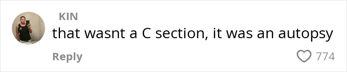 Screenshot of a social media comment reacting to a viral story about a mom delivering a baby who broke a hospital record.