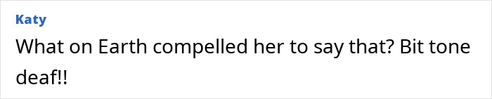 Screenshot of an online comment expressing confusion and criticism about Kristen Bell’s triggering post amid backlash. Screenshot of an online comment expressing confusion and criticism about Kristen Bell’s triggering post amid backlash.