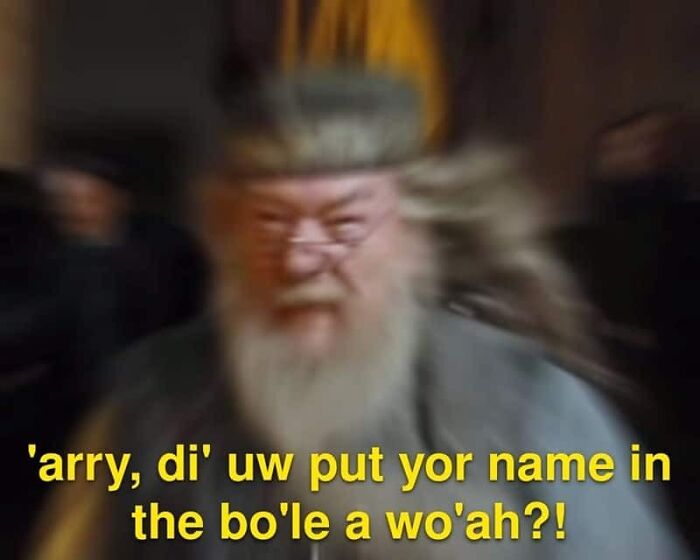 If Michael Gambon Was 100% English: