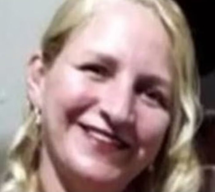 Close-up of a smiling blonde woman with an angel-faced serial criminal's chilling confession mentioned in the background. Close-up of a smiling blonde woman with an angel-faced serial criminal's chilling confession mentioned in the background.