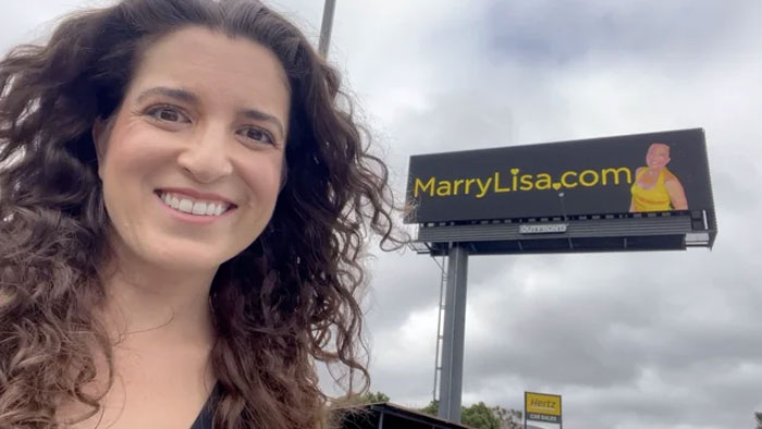 Woman Gets Nearly 2,000 Responses After Launching Billboard Campaign To Find Love Woman Gets Nearly 2,000 Responses After Launching Billboard Campaign To Find Love
