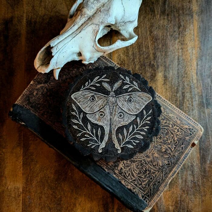 Burning Beauty: The Enchanting Pyrography Of Kat Slota