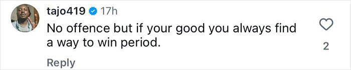 Comment on a social media post reacting to tennis star’s testosterone remark amid rival’s bikini photos controversy. Comment on a social media post reacting to tennis star’s testosterone remark amid rival’s bikini photos controversy.