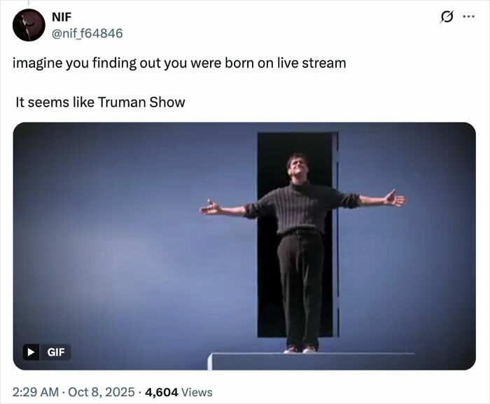 Man standing with arms outstretched in front of dark doorway, referencing a Twitch livestream and birth debate context. Man standing with arms outstretched in front of dark doorway, referencing a Twitch livestream and birth debate context.