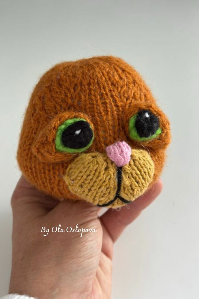 Puss In Boots 💖 Knitting Toy Pattern - Toy Knitting Patterns / By Ola Oslopova - Olaknittedbears