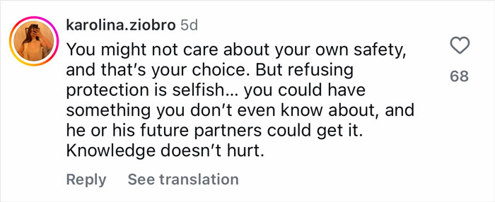 "Selfish" Influencer Faces Fierce Backlash After Declaring She Is Against Men Using Contraceptives "Selfish" Influencer Faces Fierce Backlash After Declaring She Is Against Men Using Contraceptives