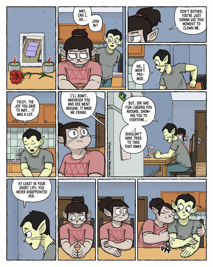 Two friends having a heartfelt conversation in a messy home, capturing the chaos of sharing a home with friends.