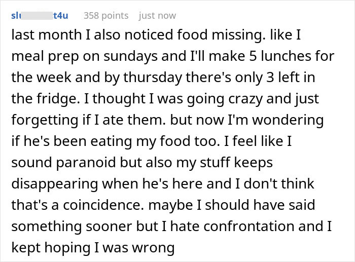 Text post discussing a woman horrified after seeing roommate’s boyfriend use her fancy products and refusing him to stay. Text post discussing a woman horrified after seeing roommate’s boyfriend use her fancy products and refusing him to stay.