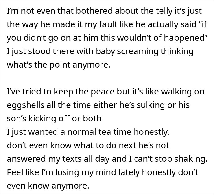 Man Refuses To Buy A New TV After His Son Smashed Theirs Out Of Anger