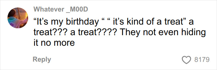 Social media comment reacting to an aesthetician's disgusting interaction with a man who lied on his booking. Social media comment reacting to an aesthetician's disgusting interaction with a man who lied on his booking.