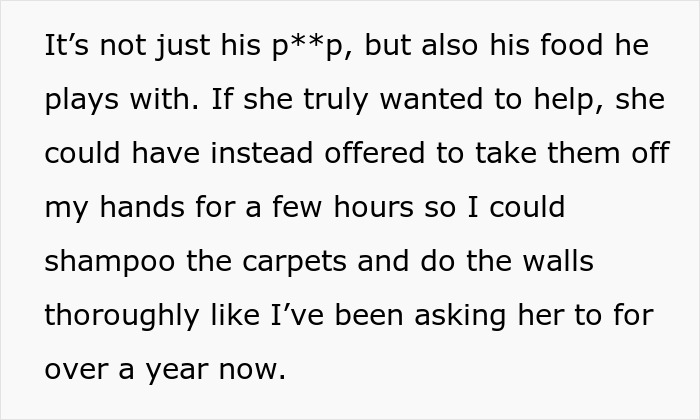 Text excerpt showing a mom explaining why her kids’ messes need understanding instead of shame about her house cleaning. Text excerpt showing a mom explaining why her kids’ messes need understanding instead of shame about her house cleaning.