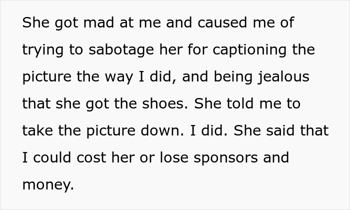 Text message conversation discussing conflict over vegan sister wearing grandma’s leather shoes causing tension. Text message conversation discussing conflict over vegan sister wearing grandma’s leather shoes causing tension.