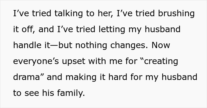 Text post about a daughter-in-law deciding to cut off rude mother-in-law after years of bad behavior causing family tension. Text post about a daughter-in-law deciding to cut off rude mother-in-law after years of bad behavior causing family tension.