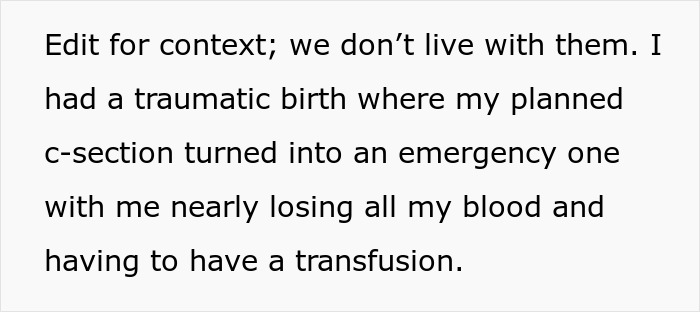 Text excerpt about traumatic birth and emergency c-section with blood loss and transfusion, highlighting family challenges. Text excerpt about traumatic birth and emergency c-section with blood loss and transfusion, highlighting family challenges.