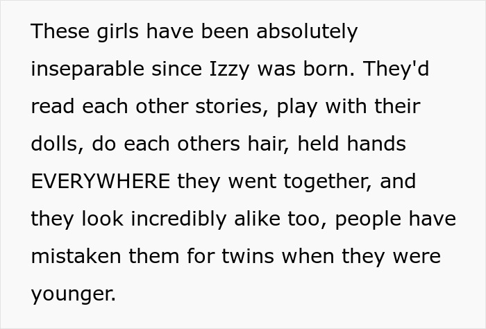 Two inseparable young girls playing and holding hands, highlighting a mom admitting she likes one daughter more than the other. Two inseparable young girls playing and holding hands, highlighting a mom admitting she likes one daughter more than the other.