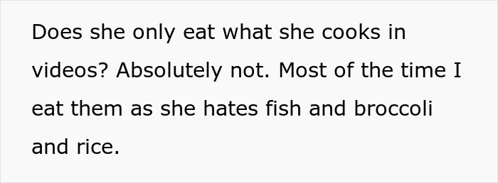 Alt text: Gym influencer lying online about her diet and causing a dealbreaker issue with her boyfriend. Alt text: Gym influencer lying online about her diet and causing a dealbreaker issue with her boyfriend.