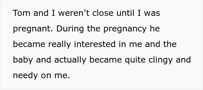 Text excerpt describing an 11-year-old becoming clingy and needy during stepsister's pregnancy, with parents refusing help. Text excerpt describing an 11-year-old becoming clingy and needy during stepsister's pregnancy, with parents refusing help.