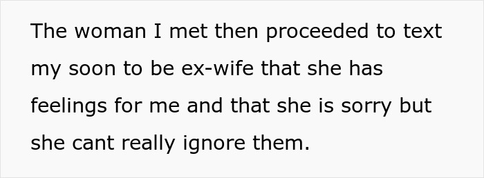 Text message from a woman confessing feelings while the wife cheats and starts a new life with lover. Text message from a woman confessing feelings while the wife cheats and starts a new life with lover.
