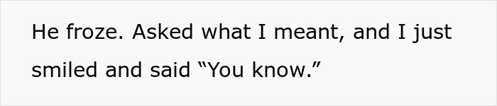 Text on a plain background illustrating work quiet gossip drama with a quote about hesitation and a knowing smile. Text on a plain background illustrating work quiet gossip drama with a quote about hesitation and a knowing smile.