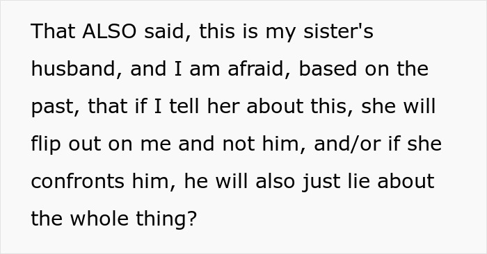 Text excerpt from book by guy who thinks he married wrong sister, sister-in-law horrified after reading it.