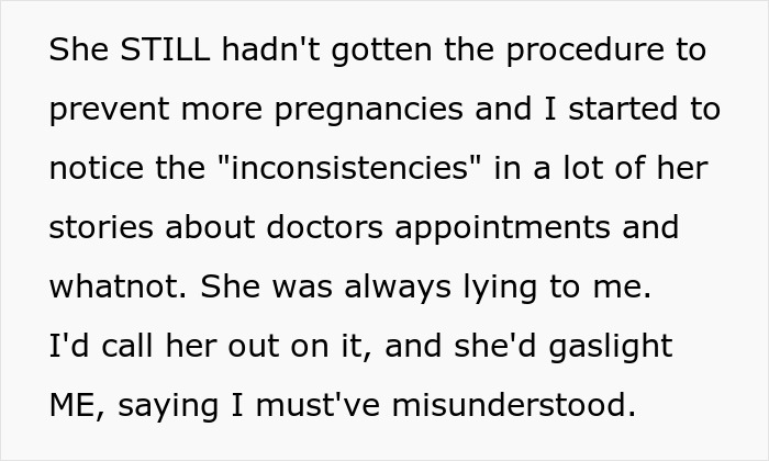 Alt text: Woman ends 10 year friendship after feeling used as bestie bank by friend with 5 kids and 4 dads. Alt text: Woman ends 10 year friendship after feeling used as bestie bank by friend with 5 kids and 4 dads.