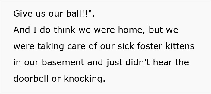 Text excerpt showing a woman explaining privacy concerns while addressing neighbor’s kids peeking through windows. Text excerpt showing a woman explaining privacy concerns while addressing neighbor’s kids peeking through windows.