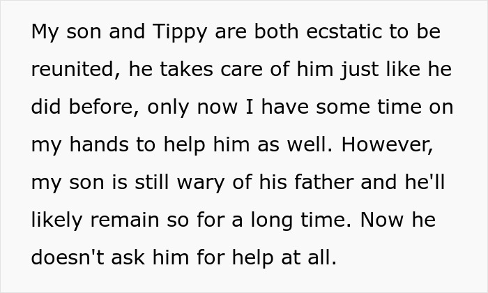 Text describing a manchild playing games while his son cries over a lost dog, and a furious wife declaring console trash day. Text describing a manchild playing games while his son cries over a lost dog, and a furious wife declaring console trash day.