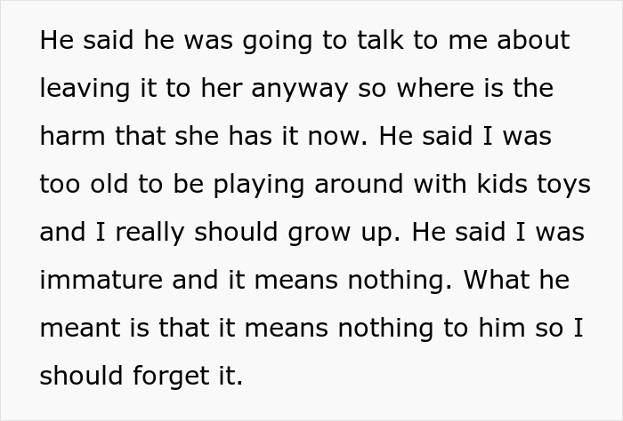 Text excerpt about a man causing marital issues by stealing his wife’s tea set and giving it away, highlighting emotional conflict. Text excerpt about a man causing marital issues by stealing his wife’s tea set and giving it away, highlighting emotional conflict.