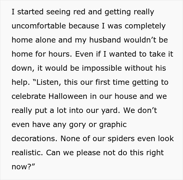 Couple’s Halloween decor sparks neighbor threat, causing tension over elaborate yard decorations during Halloween season.