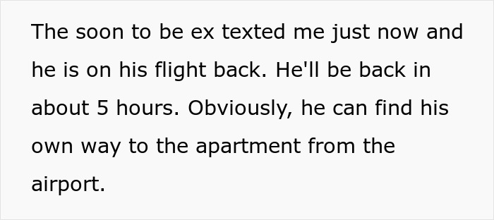 Text message describing a man announcing to everyone except his girlfriend of seven years that they broke up. Text message describing a man announcing to everyone except his girlfriend of seven years that they broke up.
