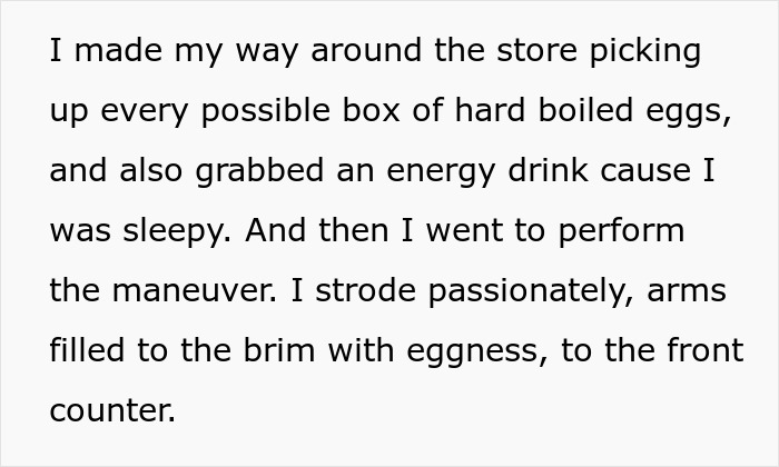 Text excerpt from a guy believing he&rsquo;s been stealing from convenience store, leading to a $43 mistake and owed amount.