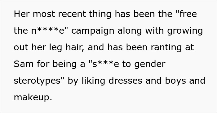 Text discussing a mom admitting she likes one daughter more than the other and struggles to hide the favoritism.