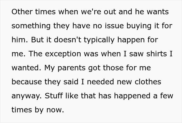 Text excerpt about toxic parents favoring golden child son and younger son refusing to help with the house. Text excerpt about toxic parents favoring golden child son and younger son refusing to help with the house.
