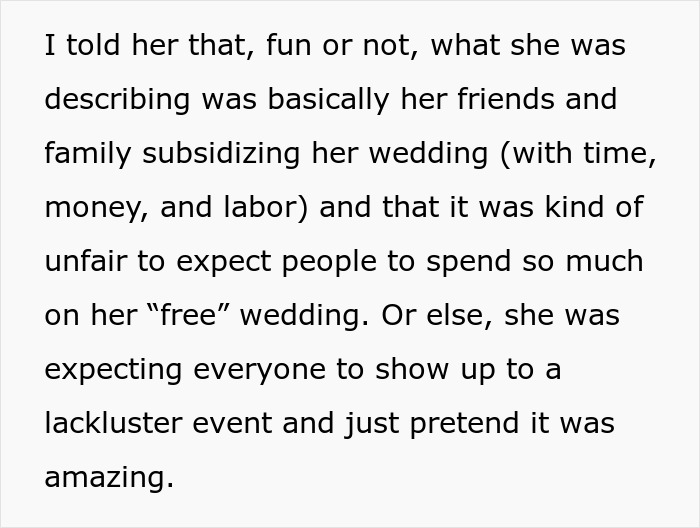 Bride thinks she can throw elaborate wedding without spending a cent but faces a reality check from friends and family. Bride thinks she can throw elaborate wedding without spending a cent but faces a reality check from friends and family.