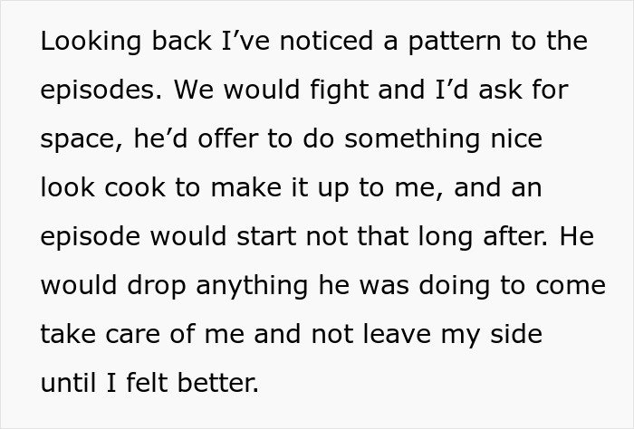 Alt text: Woman realizes ex might have been poisoning her after months of mysterious illness and strange behavior patterns. Alt text: Woman realizes ex might have been poisoning her after months of mysterious illness and strange behavior patterns.