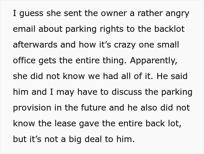 Daycare manager has guy’s car towed, causing chaos in parking lot and later regrets the decision.